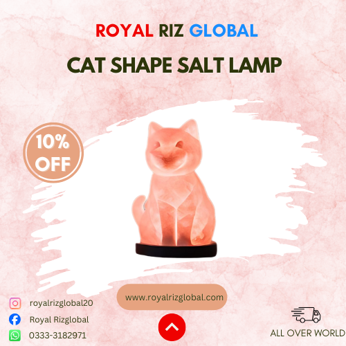 Cat Shaped Salt Lamp